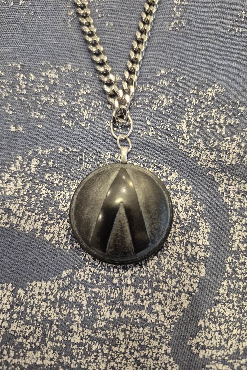 Spartan shield gym necklace