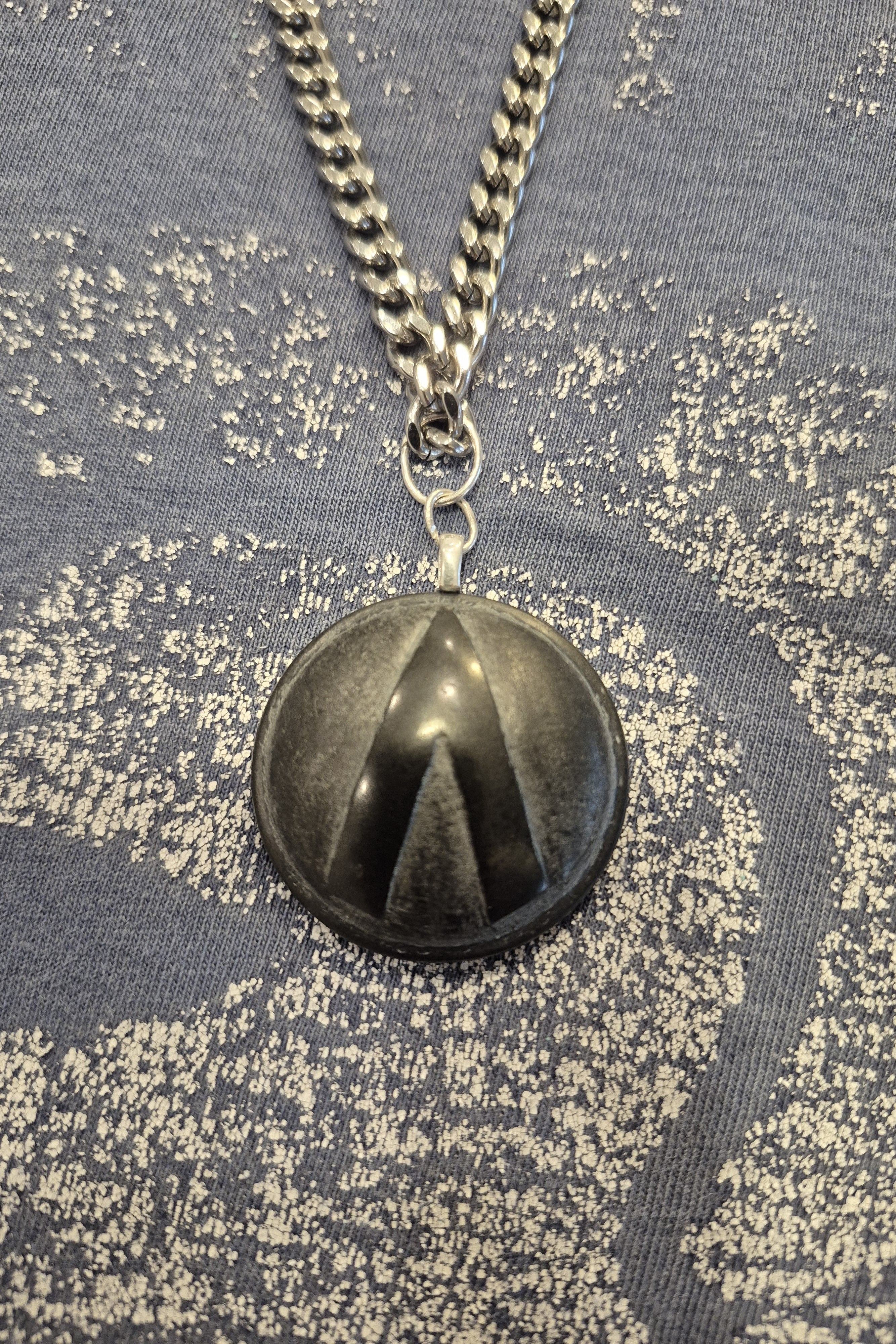 Spartan shield gym necklace