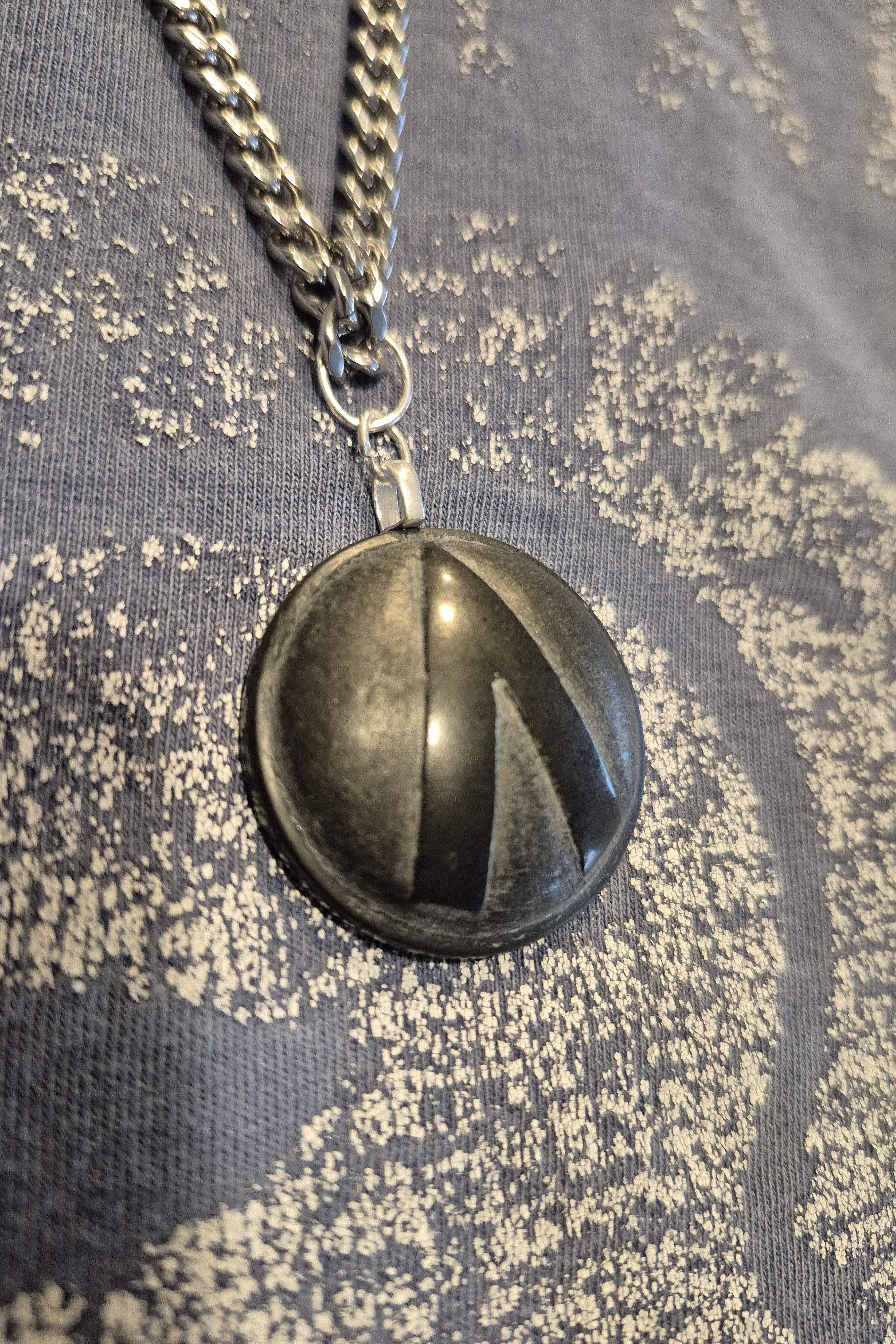 Spartan shield gym necklace