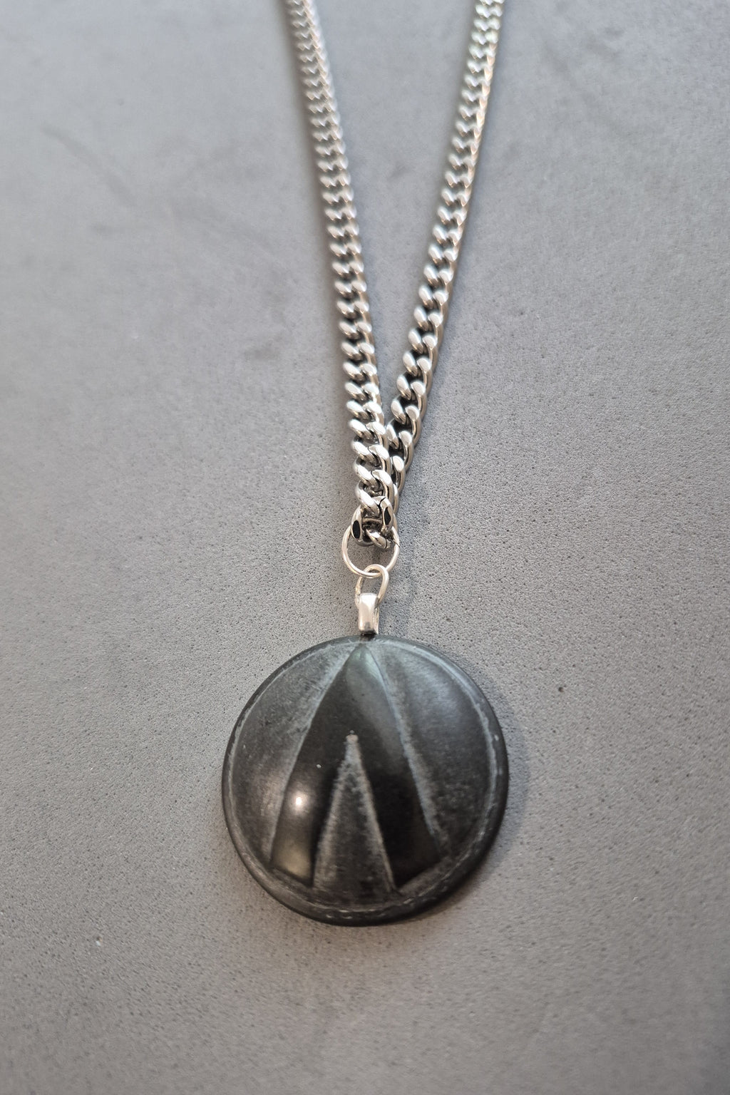 Spartan shield gym necklace