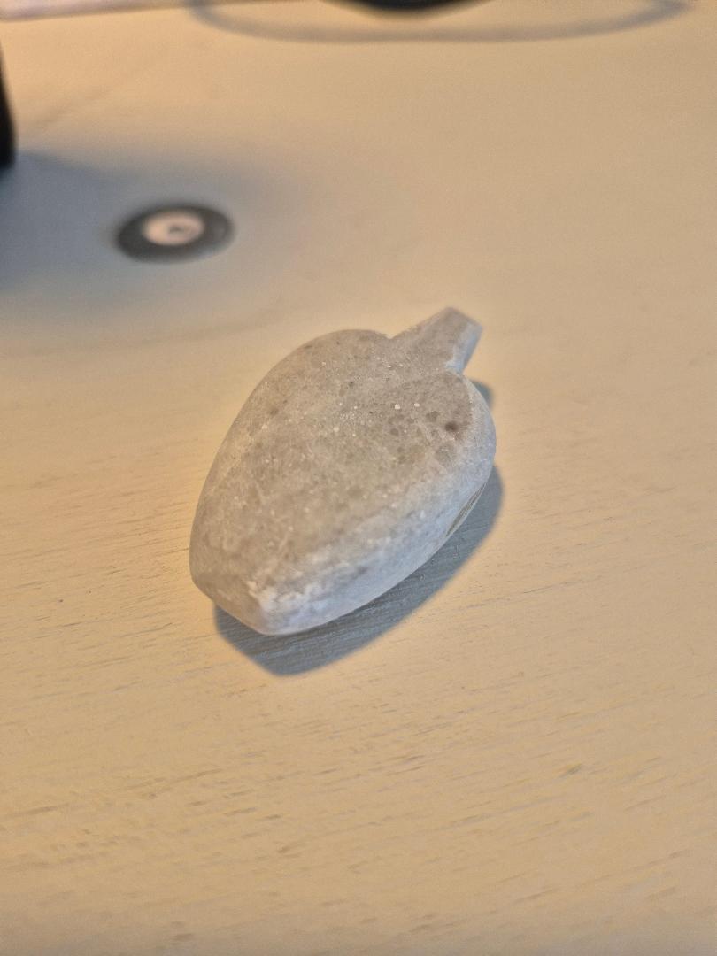 Boho Chic stone sculpted necklace with teal sea glass